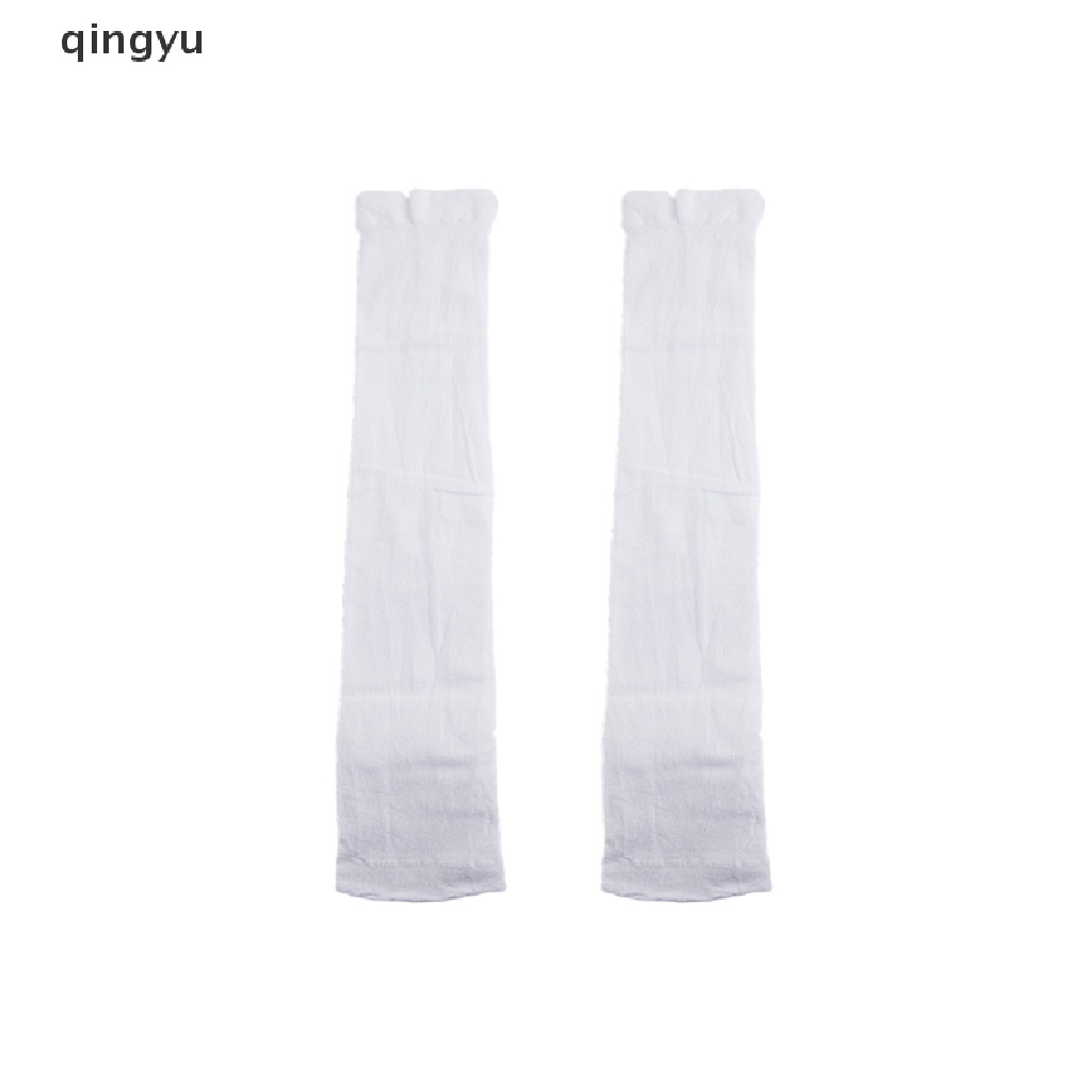 Vớ Nhung Dài Qua Gối Màu Trắng Đen Phong Cách Lolita Đáng Yêu Thời Trang