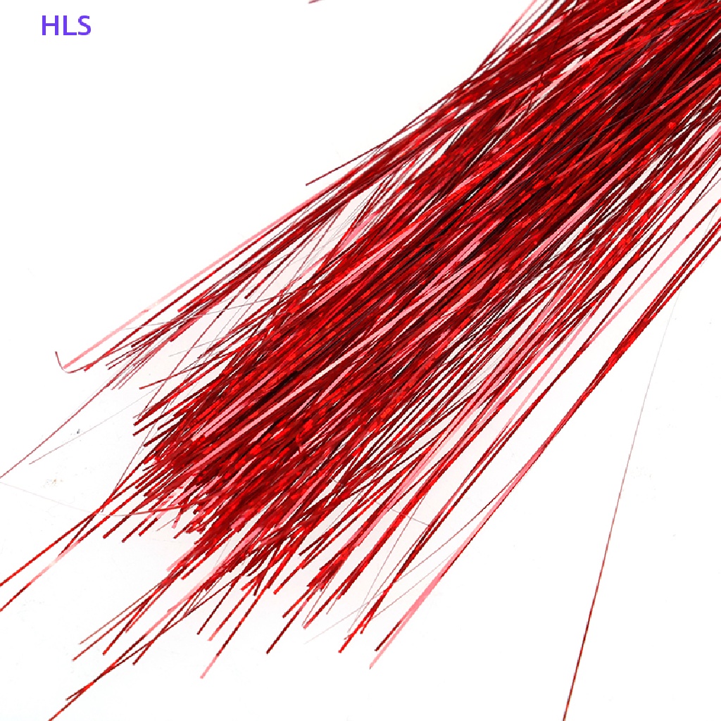 [HLS] Set 120 Sợi Dây Kim Tuyến Lấp Lánh Trang Trí Tóc Mái Bằng Lụa