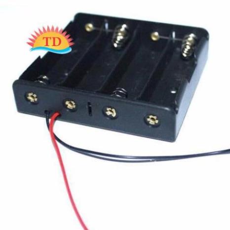 Đế gắn pin 18650 có lò xo, dây hàn sẵn và lỗ bắt vít 1 Cell 2 Cell & 4 Cell, Hộp đựng pin ultrafire