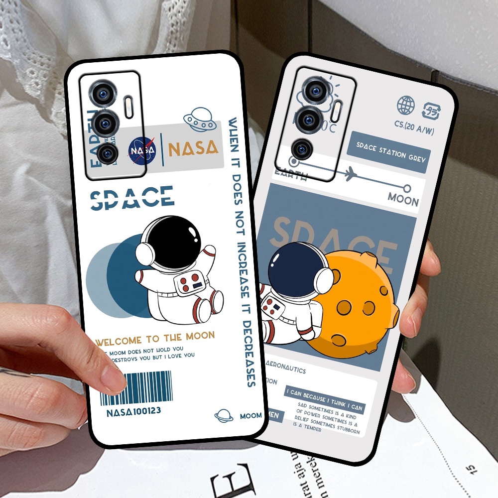 Ốp Vivo V23E in hình vũ trụ, nasa, moon, earth siêu đẹp