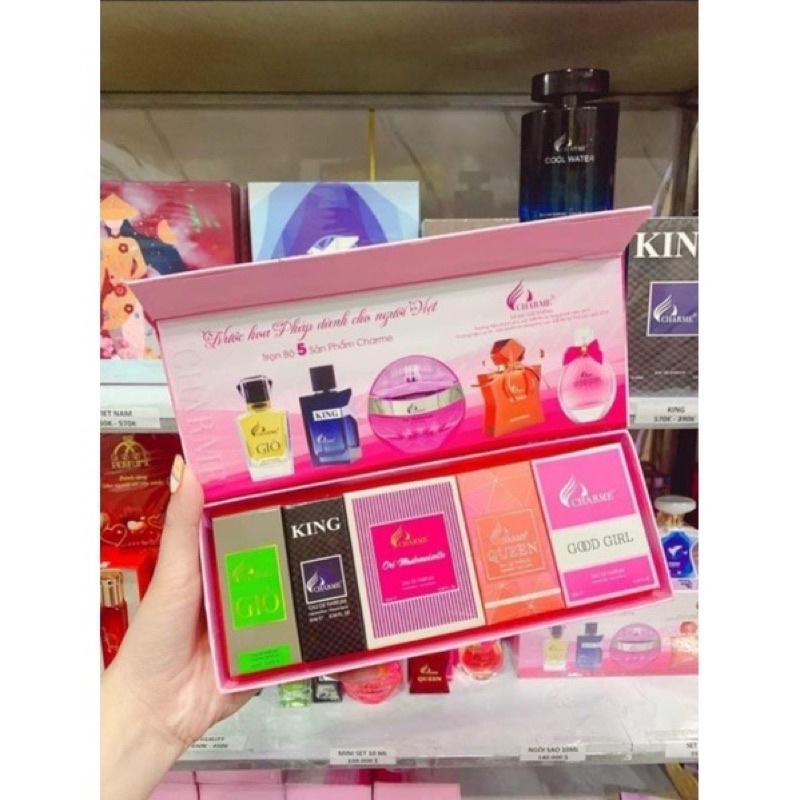 SET nước hoa 5 mùi 10ml