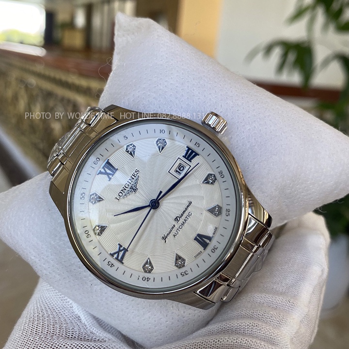 Đồng hồ LG01 Nam, Dây thép đúc đặc cao cấp, Full hộp, Mặt Sapphire chống xước, chống nước thẻ bảo hành 2 năm