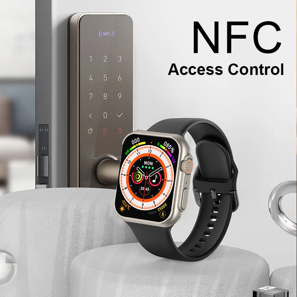 Đồng Hồ Thông Minh 2022 IWO 49mm ultra 8 NFC 8 Bluetooth Gọi Điện 2.02inch 380Mah PK H10 ultra MT8 ultra