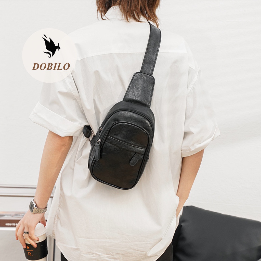 Túi Đeo Chéo Da Nam Nữ Thời Trang Hàn Quốc BG34