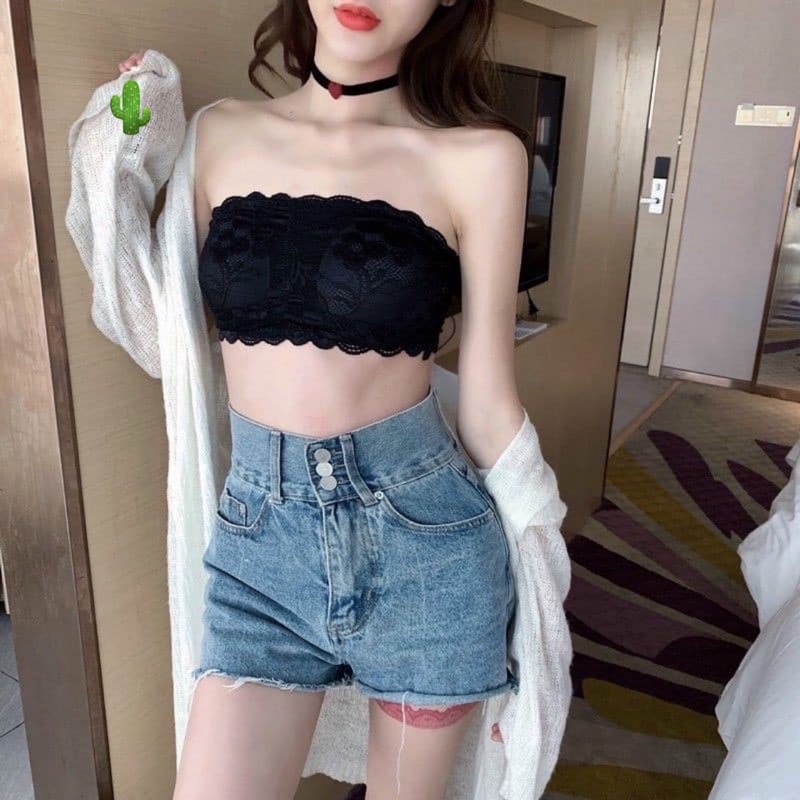 Áo Ống Bra ren có đệm ngực sexy