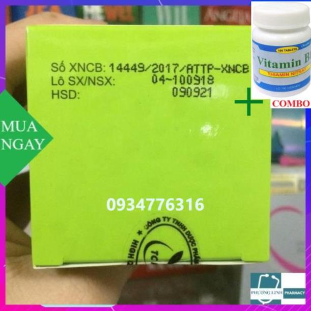 Combo Vitamin B1 chai 100 viên+ Dưỡng can linh - Bổ gan, thanh nhiệt, giải độc.