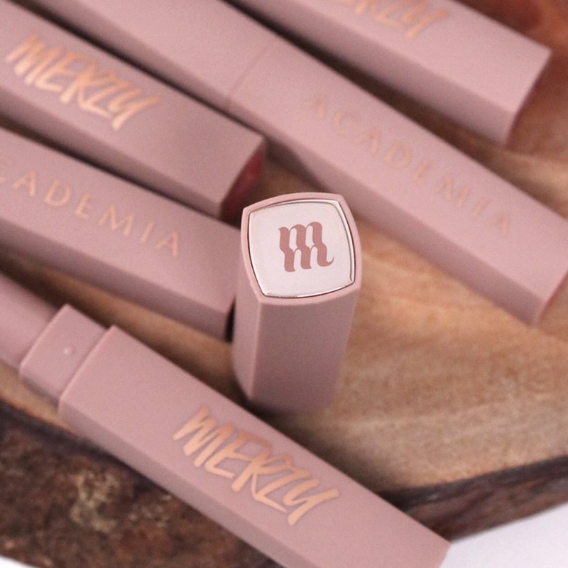 Son thỏi lì nhẹ môi, chuẩn màu Merzy Academia Cotton Lipstick