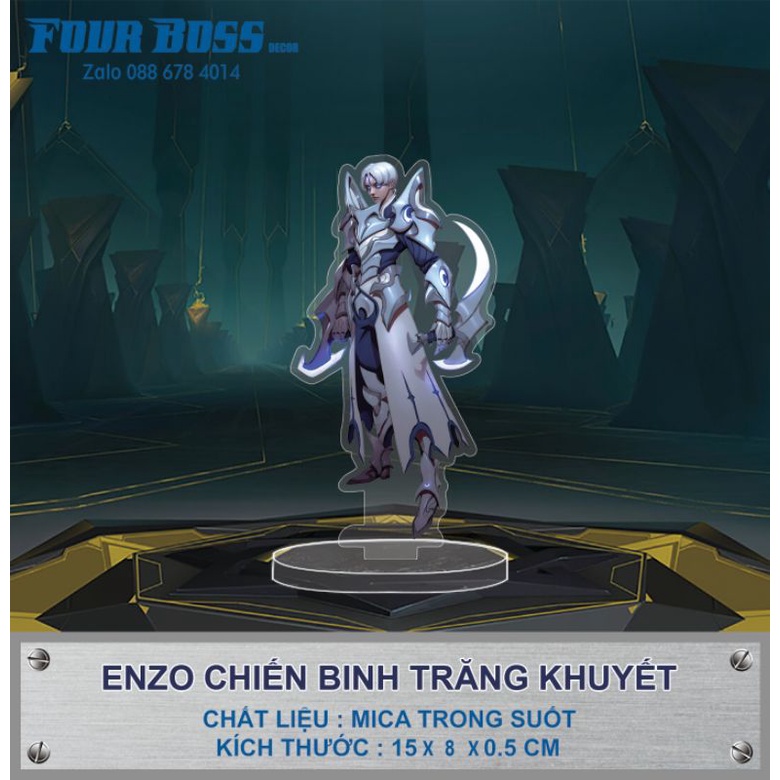 Mô Hình Tướng Enzo Chiến Binh Trăng Khuyết Trong Game Liên Quân Mobile - Arena of Valor
