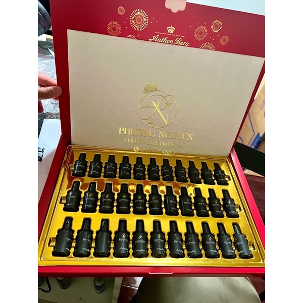 Socola Nhân Rượu 33 Chai • LIQUOR-FILLED CHOCOLATE BOTTLES • ANTHON BERG SINCE 1884