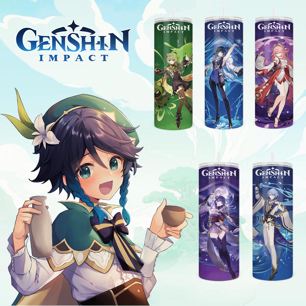 Bình Giữ Nhiệt Hình Genshin Impact - Ly Giữ Nhiệt Hình Genshin Impact - Cốc Giữ Nhiệt Hình Genshin Impact