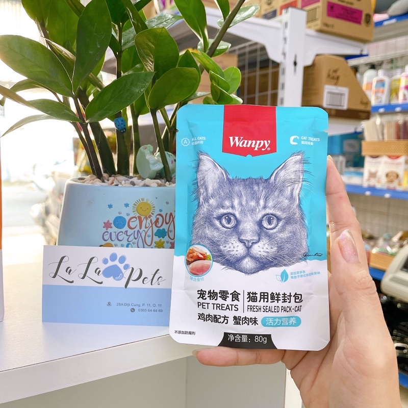 Pate WANPY cho mèo gói 80g
