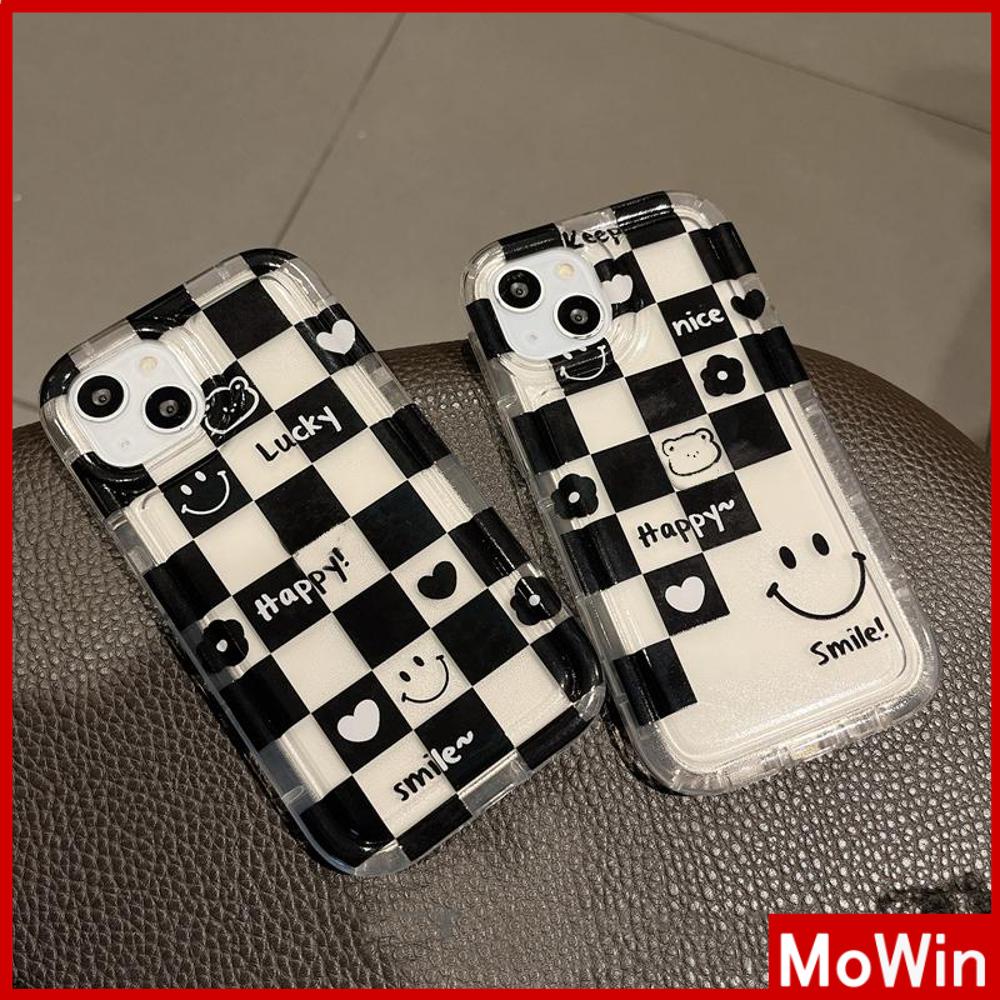 Ốp điện thoại in caro mặt cười thích hợp cho iPhone 13 Pro Max 12 Pro Max 11 7plus 6splus 8plus xr xs 14 Pro Max