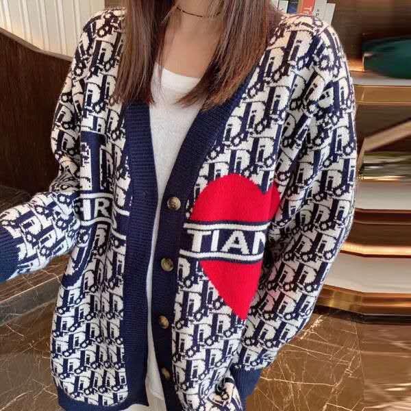 Áo Khoác Cardigan Dệt Kim Kẻ Sọc Dáng Rộng Kiểu Retro Hàn Quốc Thời Trang Thu Đông Cho Nữ