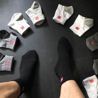 Sét 05 Đôi Tất Nam Uniqlo Cổ Ngắn Kháng Khuẩn Chống Hôi Chân Hàng Loại 1 Dày Đẹp