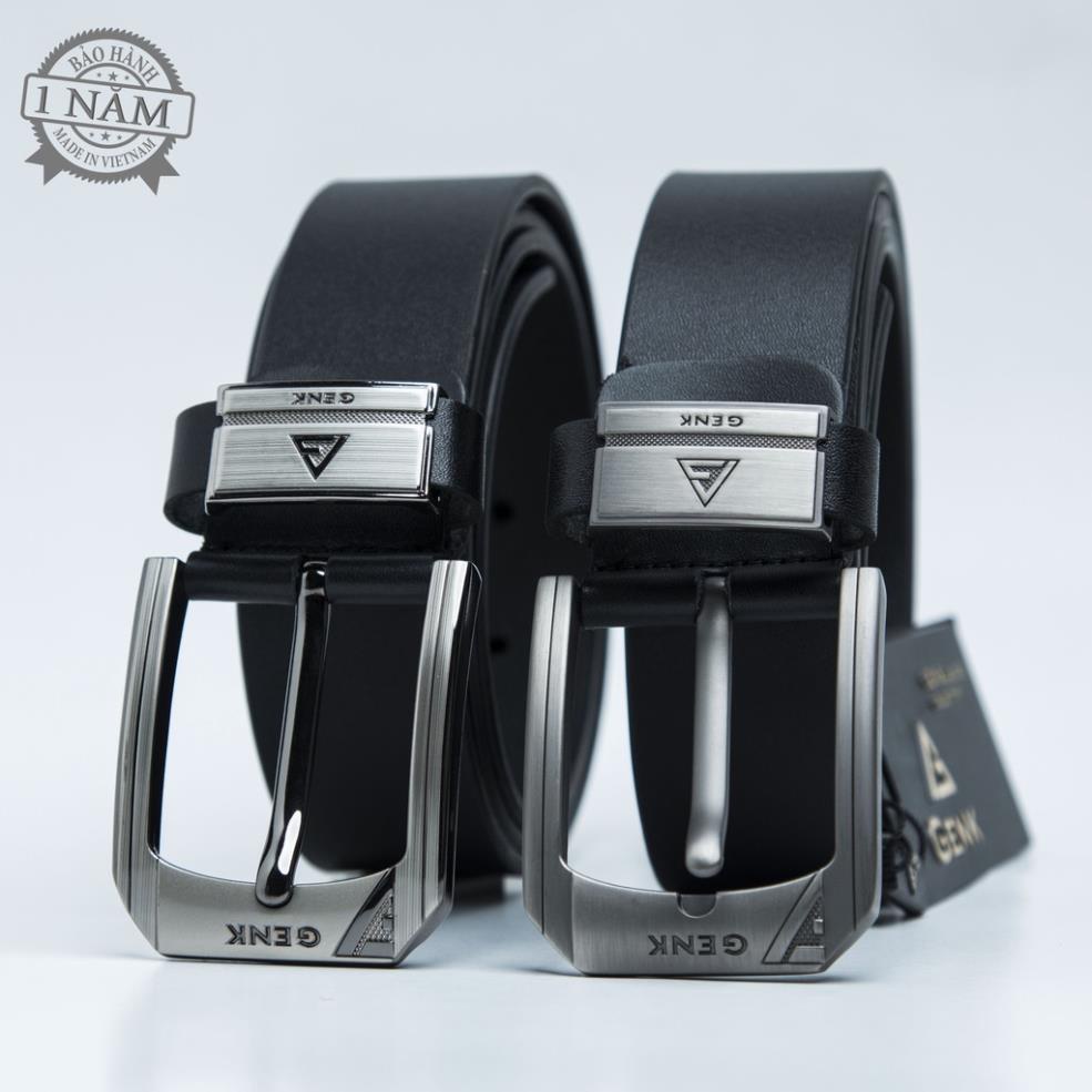 Thắt Lưng Nam Da Bò Nguyên Tấm Cao Cấp Thương Hiệu Genk - GD03 *
