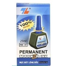 Mực bút lông dầu thiên long pmi-01, mực bút chết, không xoá được, mực đổ bút pm-09