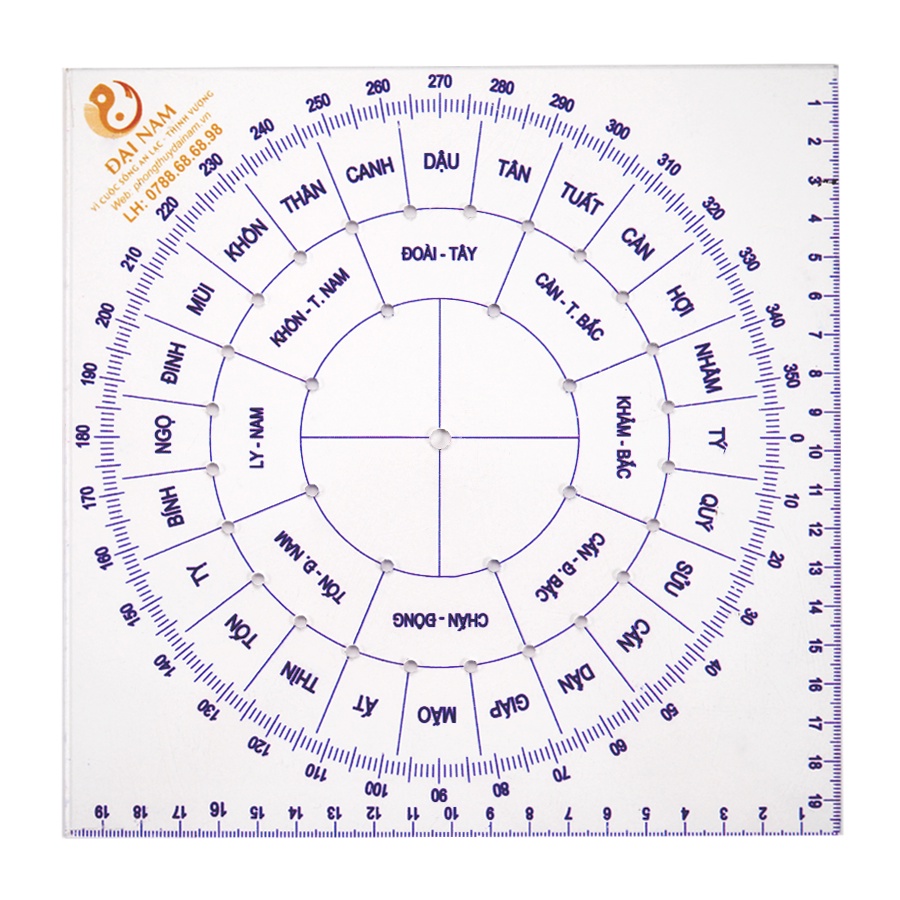 Thước lập cực chính tông - Phong Thủy Đại Nam