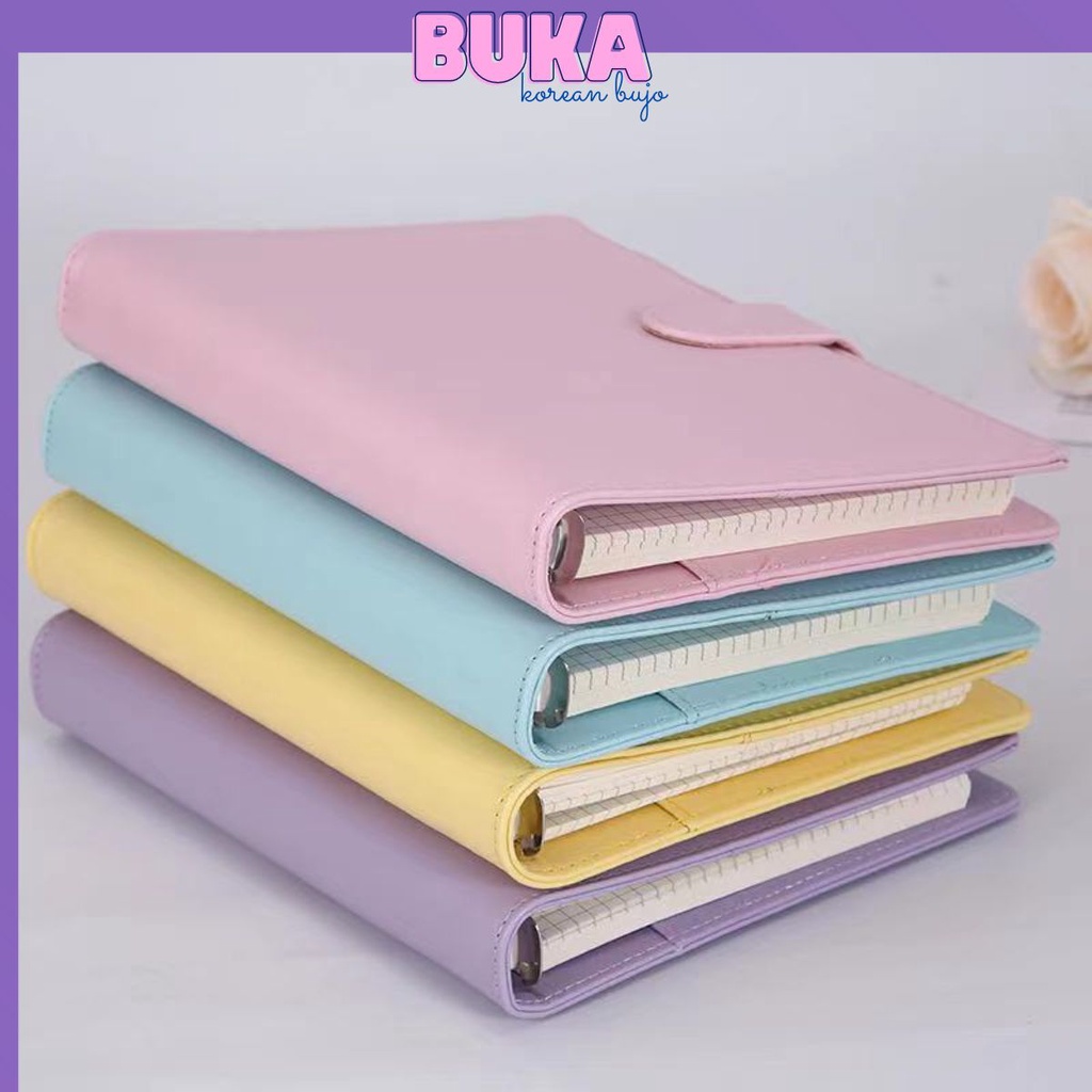 Binder Sổ da A6 Buka đựng sheetmeet lưu trữ card ảnh, idol, thẻ bài Kpop