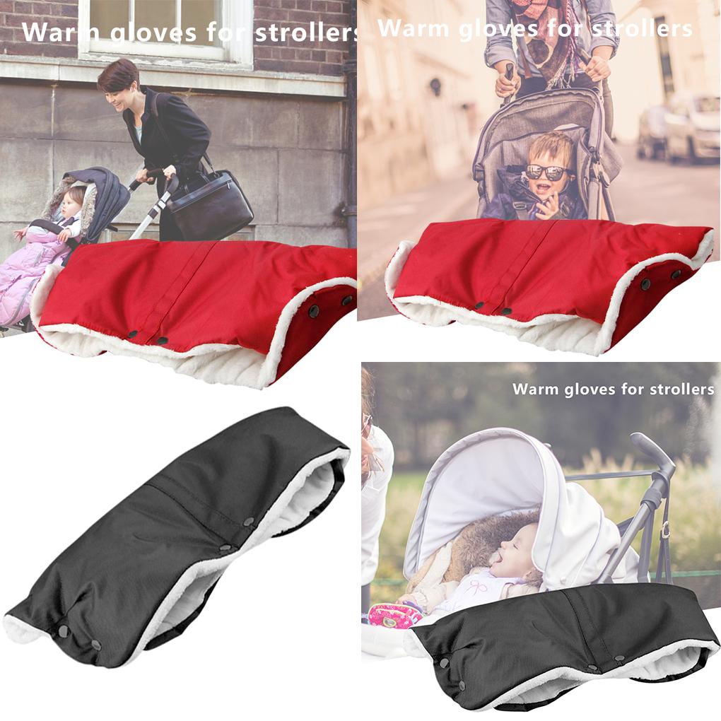 Vỏ Bọc Tay Cầm Xe Đẩy Em Bé Bằng Vải Bông Dày Dặn Giữ Ấm Chống Gió / Đó