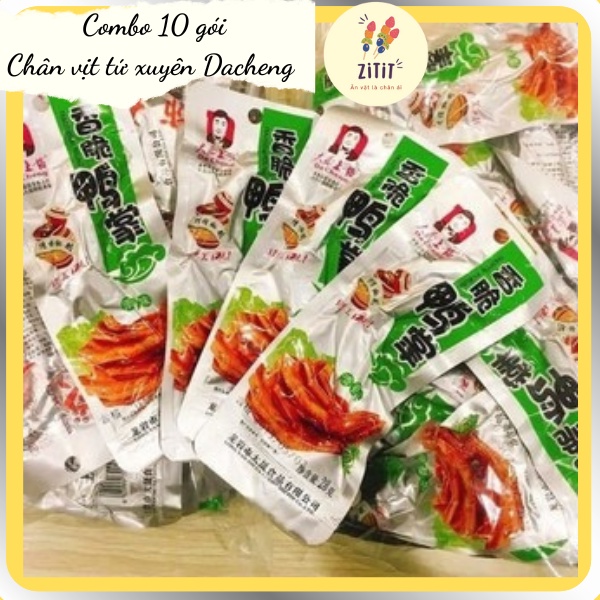 COMBO 10 CHÂN VỊT CAY TỨ XUYÊN