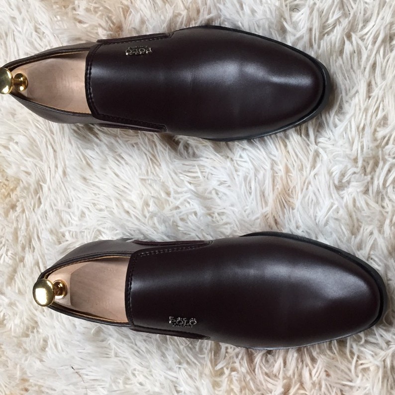 Giày nam công sở Polo đế cao da mềm