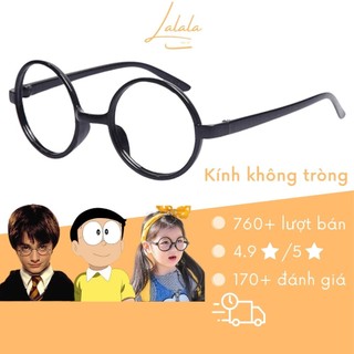 [XẢ LỖ TOÀN BỘ] Kính không tròng trẻ em. Phụ kiện chụp ảnh cho bé. Kính tròn đen nobita, đồ hóa trang halloween cosplay