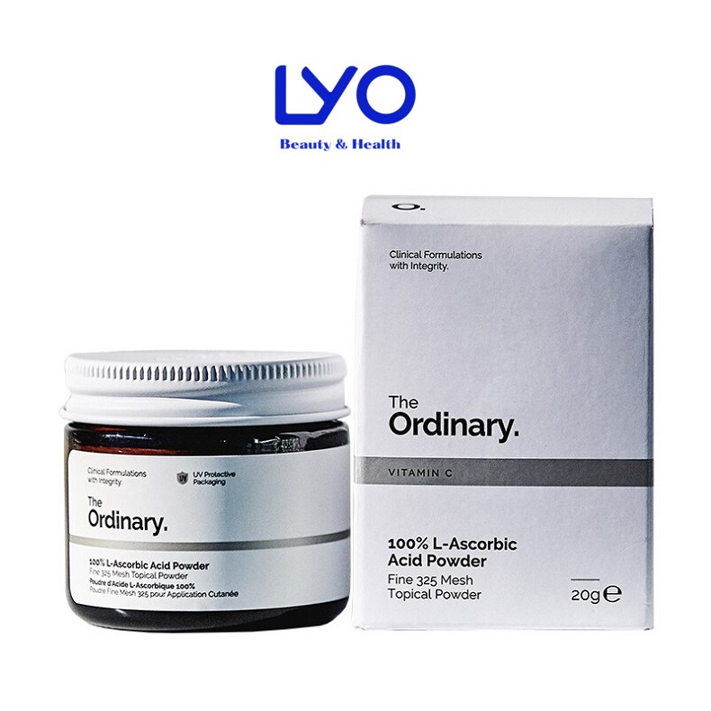 Bột Vitamin C Sáng Da Mờ Thâm The Ordinary 100% L-Ascorbic Acid Powder 20g