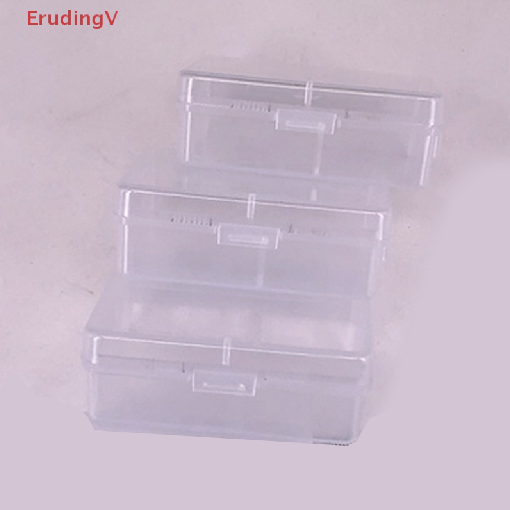 Set 10 Hộp Nhựa Trong Suốt Trưng Bày Trang Sức / Móc Câu Cá Tiện Dụng