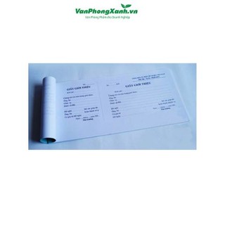 Giấy giới thiệu_Văn Phòng Xanh
