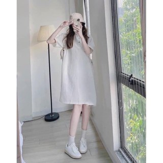 Váy polo nữ chất xốp dáng xuông basic POLODRESS
