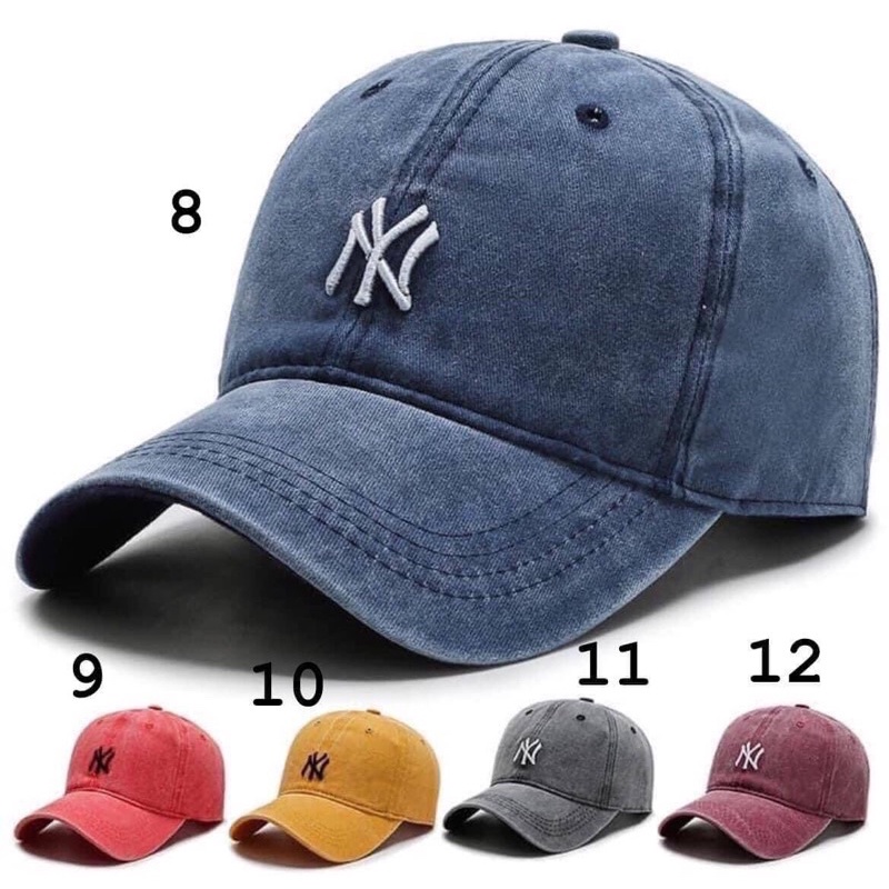 Mũ thêu chữ NY xuất xịn, full tag