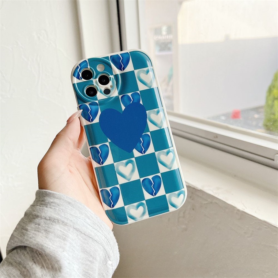 Ốp Điện Thoại Đệm Khí Họa Tiết Kẻ Sọc Cho Iphone6 6splus 7 7plus 8 8plus XR x xs 12 11 pro max plus 13 promax-5012