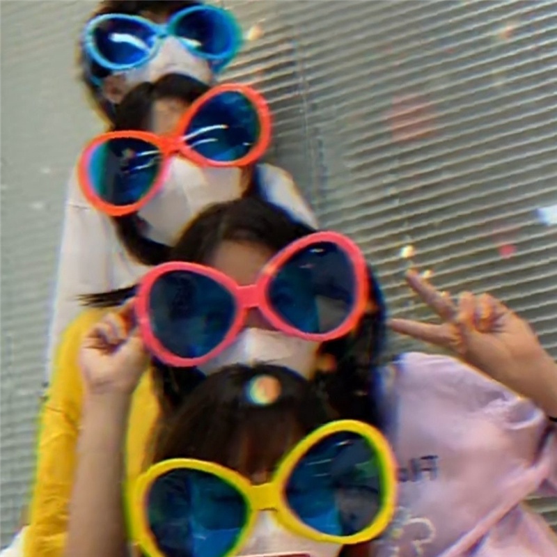 Kính Mát Oversized Nhiều Màu Dễ Thương Vui Nhộn Cho Nam Và Nữ