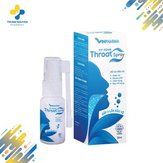 Xịt họng throat spray hỗ trợ giảm ho,nhuận phế,viêm họng,đau rát họng