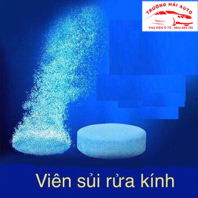 1 viên sủi rửa kính xe ô tô - Kính bàn - Kính nhà ở- Các loại kính, gương