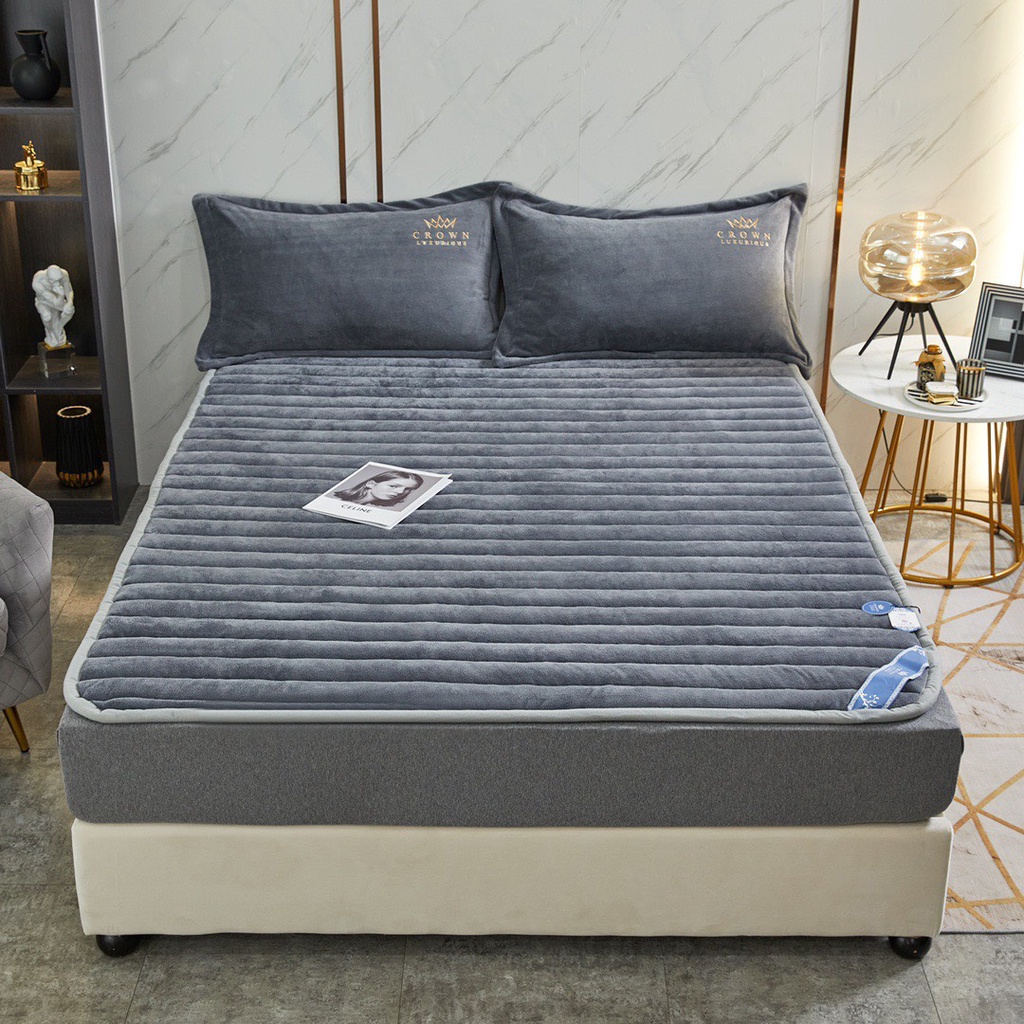 Thảm Trải Giường Nỉ Nhung Mùa Đông Ấm Áp