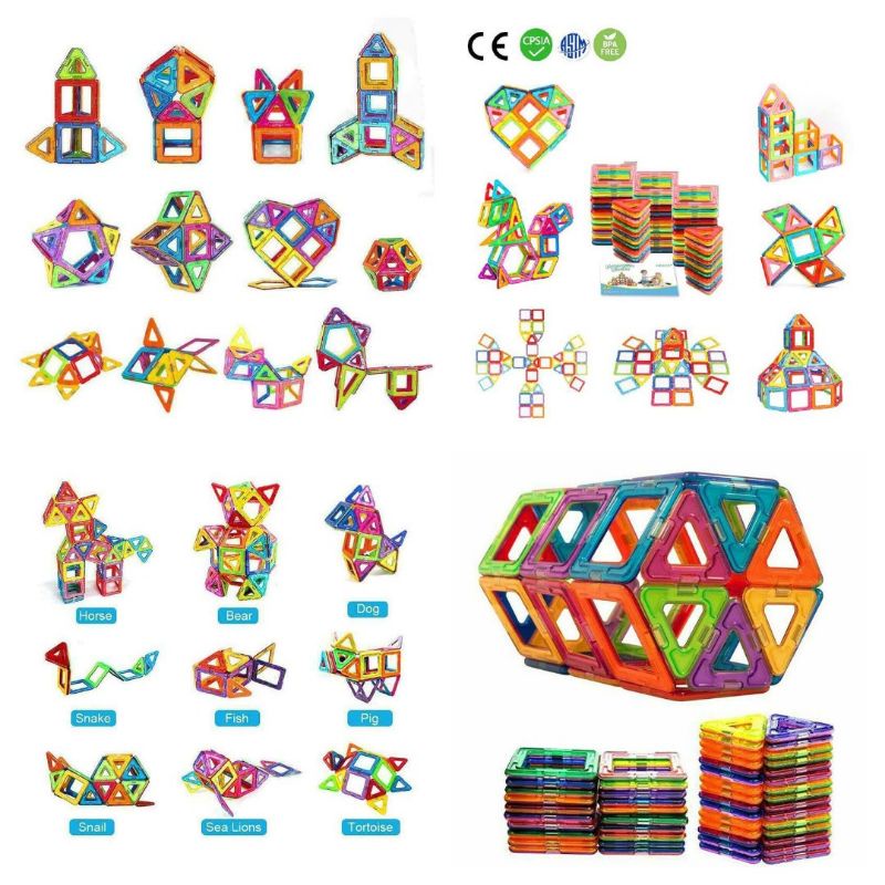 Đồ chơi xếp hình lắp ghép nam châm (40chi tiết)