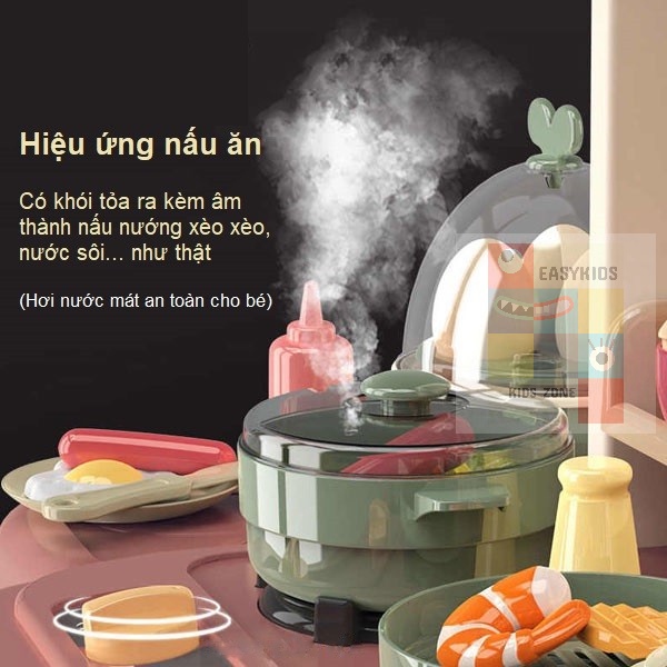 Đồ chơi nấu ăn nhà bếp cao cấp cho bé nhiều chức năng