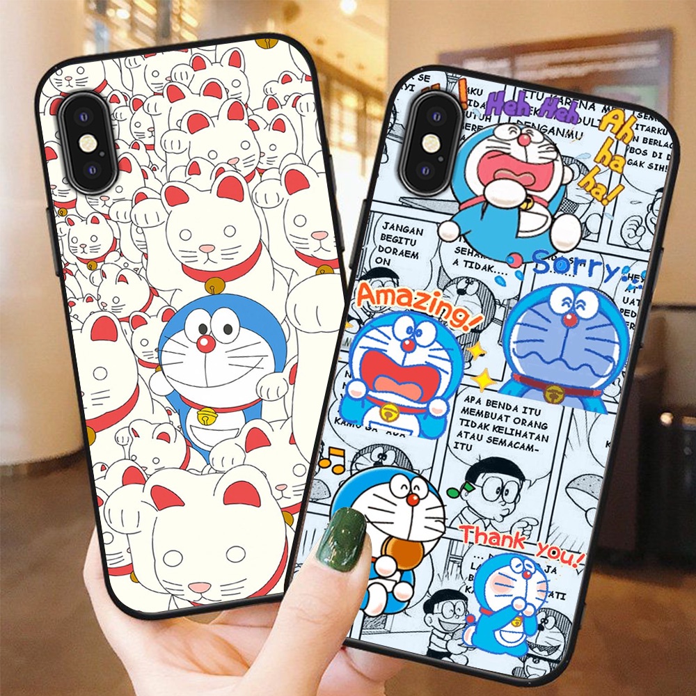 Ốp lưng điện thoại Iphone X / ip Xs / ip Xs max hoạt hình doraemon dễ thương