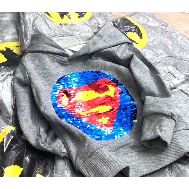 Áo nỉ hoodie cườm Batman Tqxk biến hình