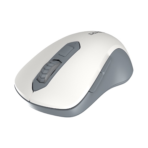 Chuột Không Dây DAREU LM115B Bluetooth 5.0/ 2.4G/ Silent Switch (Màu Trắng Xám ) - Hàng Chính Hãng