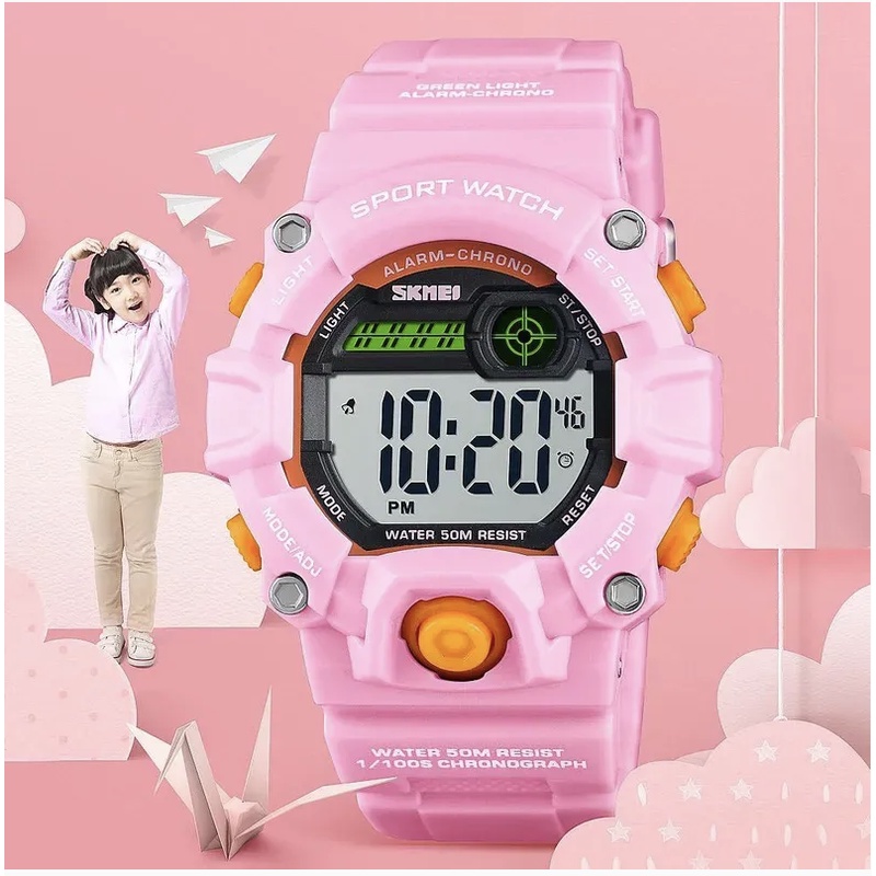 Đồng Hồ Nam Điện Tử Thể Thao Pin Nhật, Kháng Nước SKMEI - 1484PK - Hàng Chính Hãng