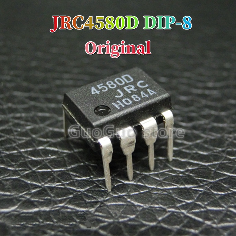 NJM4580D DIP-8 JRC4580D 10 chiếc NJM4580 JRC 4580D DIP8 Dual Op Amp IC Mới pxy
