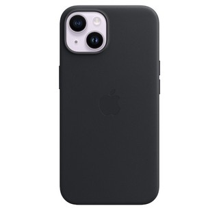 Apple iPhone 14 Leather Case with MagSafe - Midnight [Hàng chính hãng]