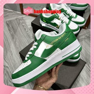 Giày xanh lá mẫu mới 2022, giày thể thao sneaker xanh lá full bill box