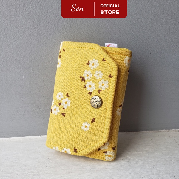 Ví Nữ Cầm Tay Handmade Nắp Vuông Có Khóa Kéo Đựng Vừa Mọi Loại Giấy Tờ