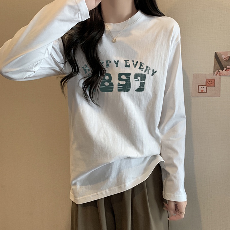 NRVP Áo Thun Nữ Dài Tay Thời Trang Hàn Quốc 2023