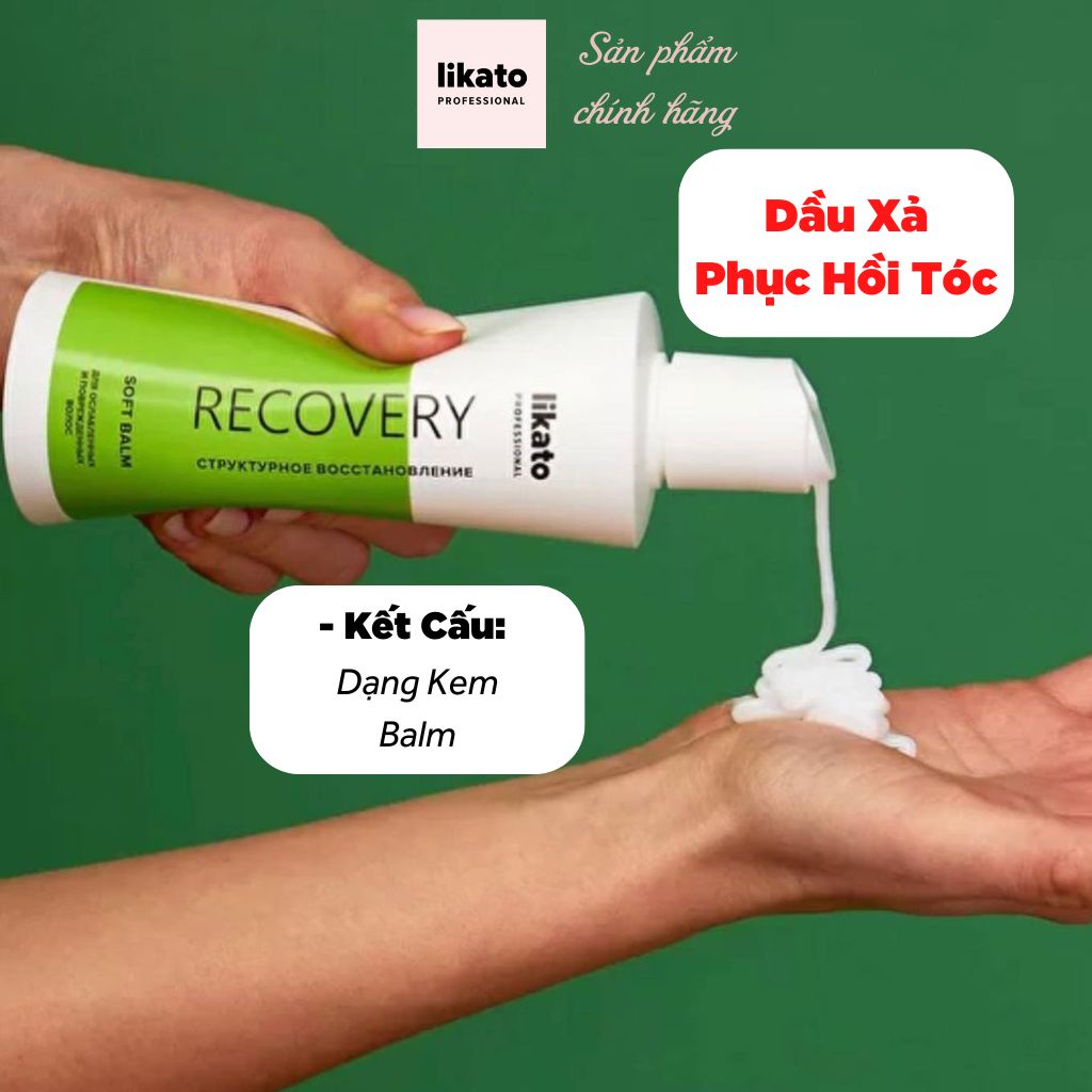 Dầu xả tóc, phục hồi tóc, dầu gội cặp LIKATO PROFESSIONAL 250ml