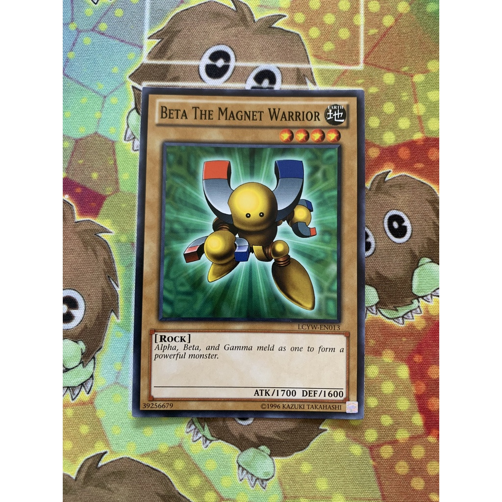 Thẻ Bài Yugioh Monster Beta the Magnet Warrior - LCYW-EN013 - Common