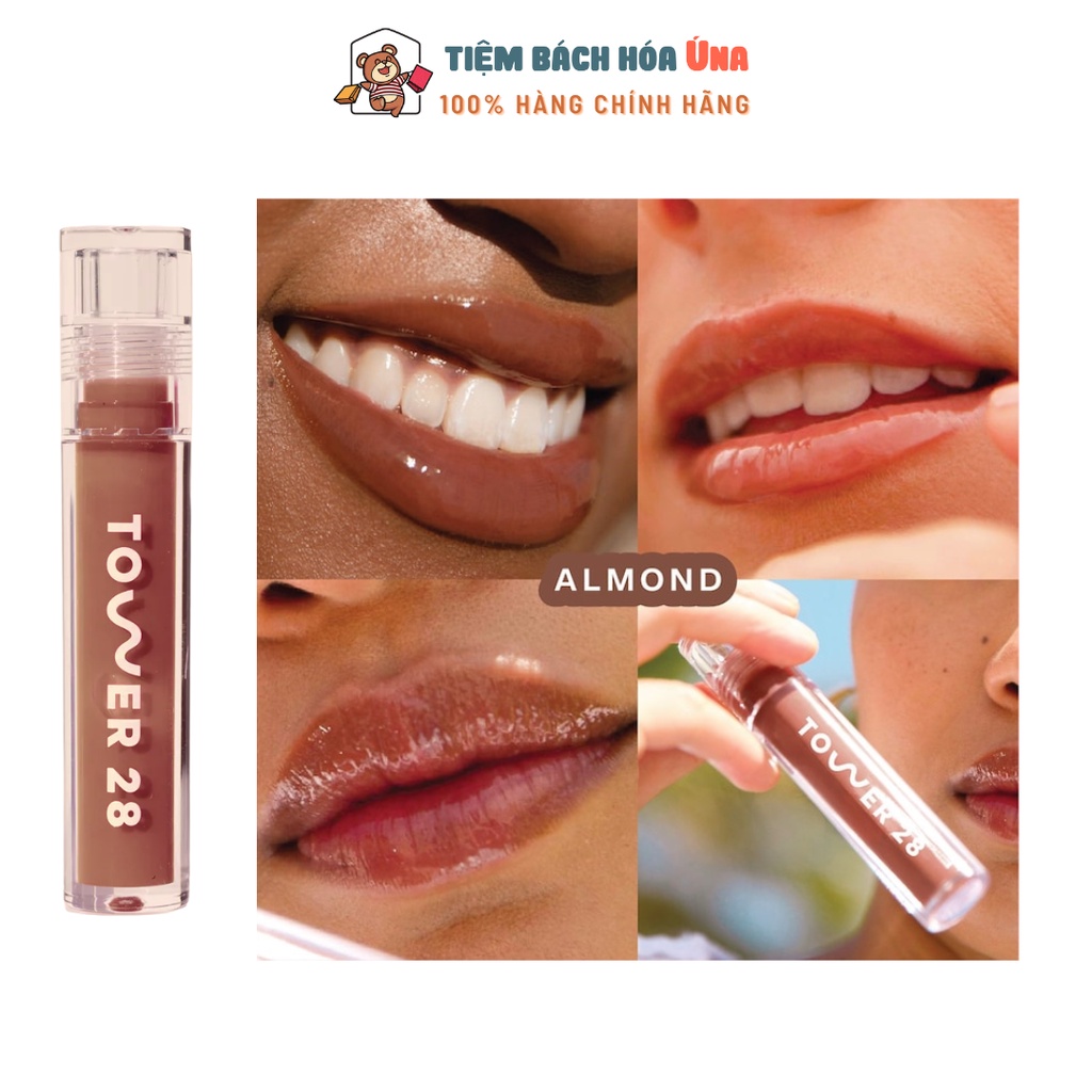 Son bóng dưỡng môi Tower 28 ShineOn Lip Jelly Non-Sticky Gloss